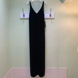NWT Ralph Lauren Black Velvet Dress (M)